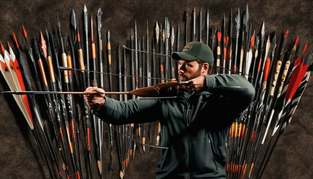 Choosing arrows for hunting